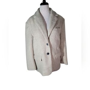 NWT Steve Madden Oversized Oatmeal Wool-Blend Coat SZ S